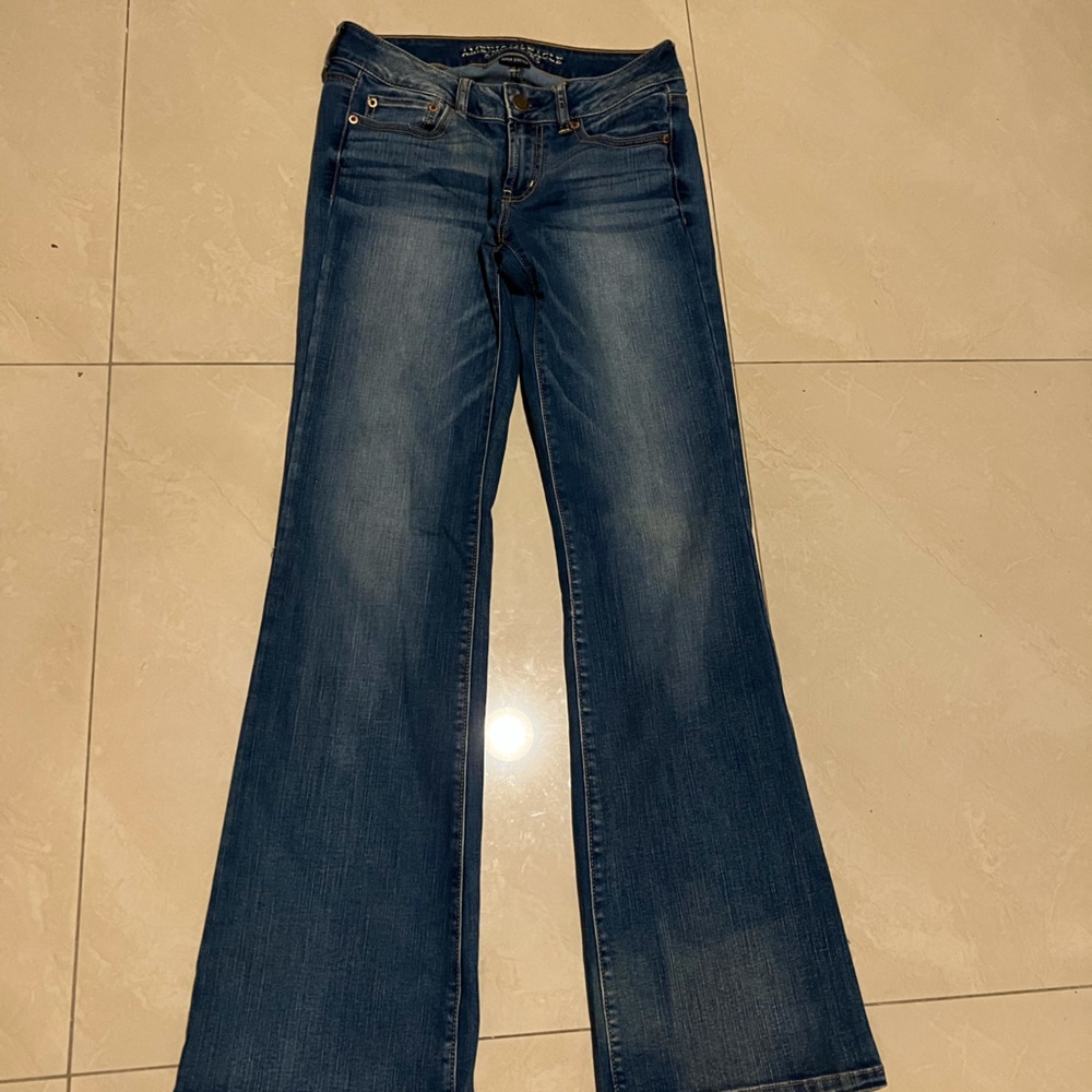 American Eagle flare denim jeans